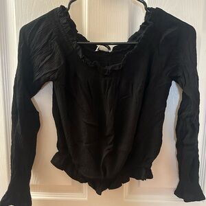 Cute Black Women's Top